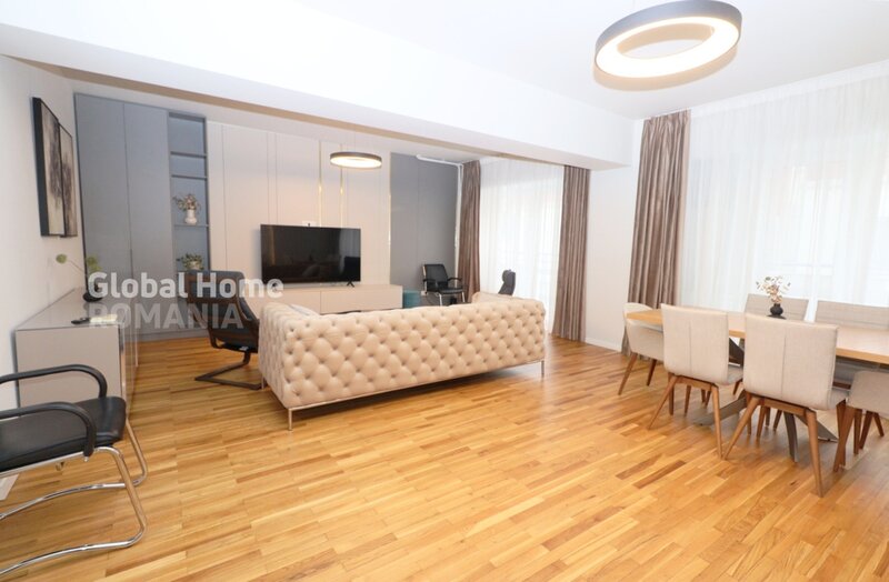 Herastrau 3 camere 181 mp - et. 3/4  3 balcoane 2 bai Cartier francez