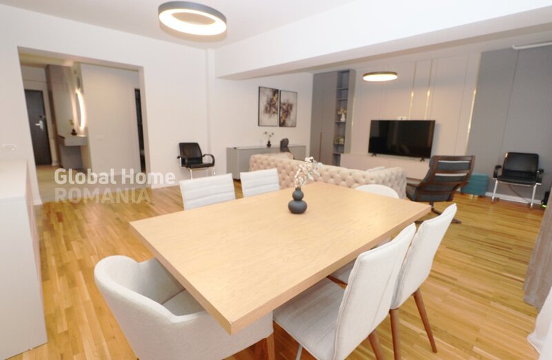 Herastrau 3 camere 181 mp - et. 3/4  3 balcoane 2 bai Cartier francez